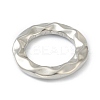 Non-Tarnish Hammered 304 Stainless Steel Linking Rings STAS-G244-35A-P-2