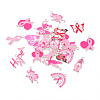 26Pcs 13 Styles Breast Cancer Pink Awareness Ribbon Theme Alloy Enamel Pendants ENAM-TA0001-93-3