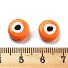 Opaque Printed Acrylic Beads OACR-G038-04F-2