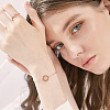 40Pcs 2 Styles Flat Round Alloy Connector Charms FIND-GO0001-33-7