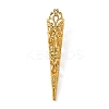 Halloween Iron Finger Nail Tip Claw Rings AJEW-WH0282-35B-1