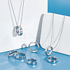 Unicraftale 18Pcs 9 Szie Stainless Steel Simple Plain Band Ring for Women RJEW-UN0002-57-2
