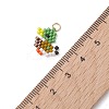 Glass Seed Beaded Pendants PALLOY-MZ01293-01-4