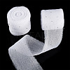 2Rolls Polyester Hot-fix Rhinestone Raw Edges Ribbon OCOR-TA0003-95H-4