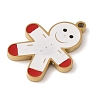 Christmas Theme Ion Plating(IP) 304 Stainless Steel Enamel Pendants STAS-Z083-07G-03-2
