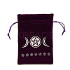 Velvet Tarot Cards Storage Bags ZODI-PW0002-01H-01-1