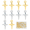 240Pcs 2 Colors Alloy Pendants FIND-FH0011-68-1