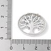 Brass Micro Pave Cubic Zirconia Pendants KK-C086-09P-3