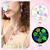 10Pcs 10 Styles Luminous Transparent Resin Pendants RESI-YW0001-80-7