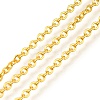 Rack Plating Brass Cable Chains CHC-M001-01G-01-1