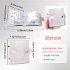 2Pcs PVC Mini Photocard Holder Book AJEW-SP0002-20B-06-2