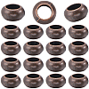 100Pcs Tibetan Style Rondelle European Beads FIND-SP0002-27-1