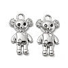 Brass Micro Pave Cubic Zirconia Pendants KK-H460-02P-1
