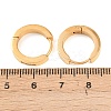 304 Stainless Steel Clear Cubic Zirconia Hoop Earrings EJEW-L307-12G-01-5