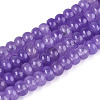 Dyed Natural White Jade Beads Strands G-T139-59A-08-4