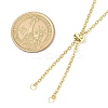 3Pcs 3 Colors Adjustable Stainless Steel Cable Chain Slider Necklace Making AJEW-JB01229-3