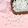 2 Strands Baking Paint Imitation Jade Glass Round Bead Strands DGLA-FS0001-20B-8