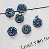 Flat Back Resin Rhinestone Cabochons LS-CRES-WH0002-11H-1