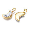 Real 18K Gold Plated Brass Pendants KK-N233-170A-01A-3