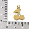 304 Stainless Steel Enamel Pendants Ion Plating(IP) STAS-I349-01G-03-3