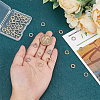 40Pcs 2 Colors Rack Plating Alloy Linking Rings FIND-GL0001-64-7