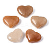 Natural Red Aventurine Heart Palm Stone G-S299-120-1