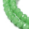 Baking Paint Imitation Jade Glass Bead Strands LS-DGLA-A034-J6MM-A9-3