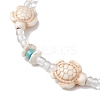 Summer Beach Turtle Anklets AJEW-AN00673-3