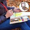 Wood Watercolor Paints Tins Box AJEW-WH0542-84A-6