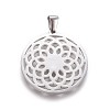 Non-Tarnish 304 Stainless Steel Pendants LS-STAS-F219-03P-1