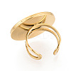304 Stainless Steel Cuff Ring Findings STAS-S080-040I-G-4