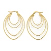 304 Stainless Steel Earrings for Women EJEW-E305-13G-1