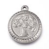 Non-Tarnish 304 Stainless Steel Pendants STAS-Z014-04P-1