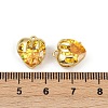 Brass Micro Pave Cubic Zirconia Charms KK-R226-06G-04-3