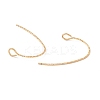 Ion Plating(IP) 316 Surgical Stainless Steel Earring Hooks STAS-D183-04G-3