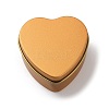 Tinplate Iron Heart Shaped Candle Tins CON-NH0001-02B-1
