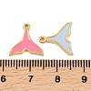 304 Stainless Steel Enamel Pendants STAS-A135-13G-3