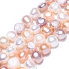 Natural Cultured Freshwater Pearl Beads Strands X1-PEAR-T003-10-2