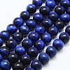 Natural Tiger Eye Beads Strands X-G-F561-8mm-B02-1