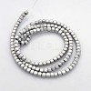 Electroplate Non-magnetic Synthetic Hematite Beads Strands G-J212D-01-2