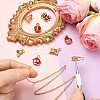 8Pcs 8 Styles 304 Stainless Steel Enamel Pendants STAS-CJ0003-08-5