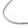 Non-Tarnish 304 Stainless Steel Flat Snake Chain Necklaces for Women LS-NJEW-D058-05P-2