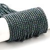 Electroplate Transparent Glass Beads Strands GLAA-H021-01B-FR01-1