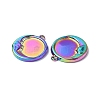 Ion Plating(IP) 304 Stainless Steel Pendants STAS-C066-09M-3