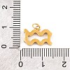 316 Stainless Steel Micro Pave Cubic Zirconia Pendants STAS-K284-01J-G-3