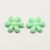 Opaque Acrylic Flower Beads X-SACR-Q100-M052-2