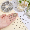 300Pcs 6 Styles 304 Stainless Steel & Alloy Spacer Beads FIND-ME0001-20-3