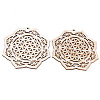 Undyed Natural Wooden Big Pendants LS-WOOD-R271-05-2