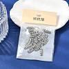 SHEGRACE Brass Pea Charms XGR0166P-102P-6