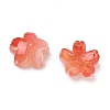 Dyed & Heated Glass Bead Caps GLAA-Z019-03N-2